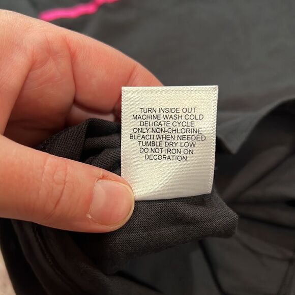 NWT Juicy Couture Black Licorice Embroidered "Stay Juicy" Logo Tee Fitted Size M - Picture 8 of 9